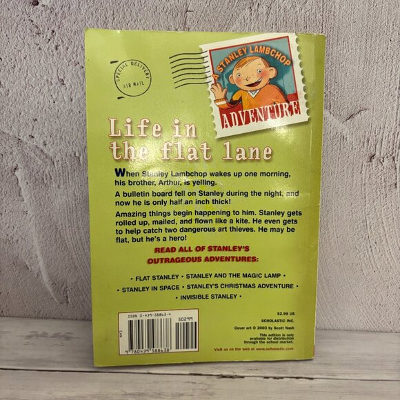 5 for $15 📕Flat Stanley Scholastic Kids Book (SKU: 323MI) - Picture 2 of 6